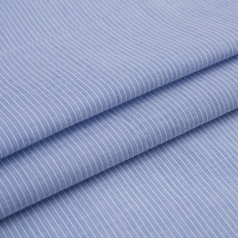 قماش بوبلين مخطط مصبوغ بالخيوط للملابس