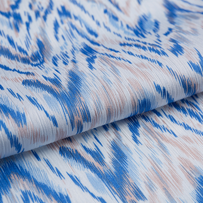 قماش ساتان مطبوع رقميًا عالي الثبات في الألوان ومضاد للانكماش