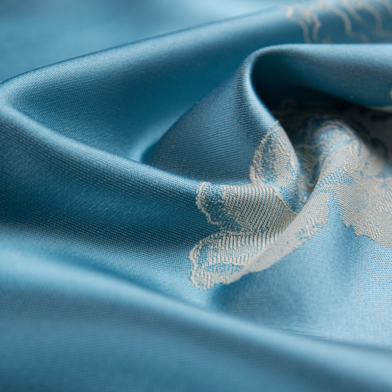 قماش ساتان جاكار حريري مقاوم للبهتان وقابل للغسل